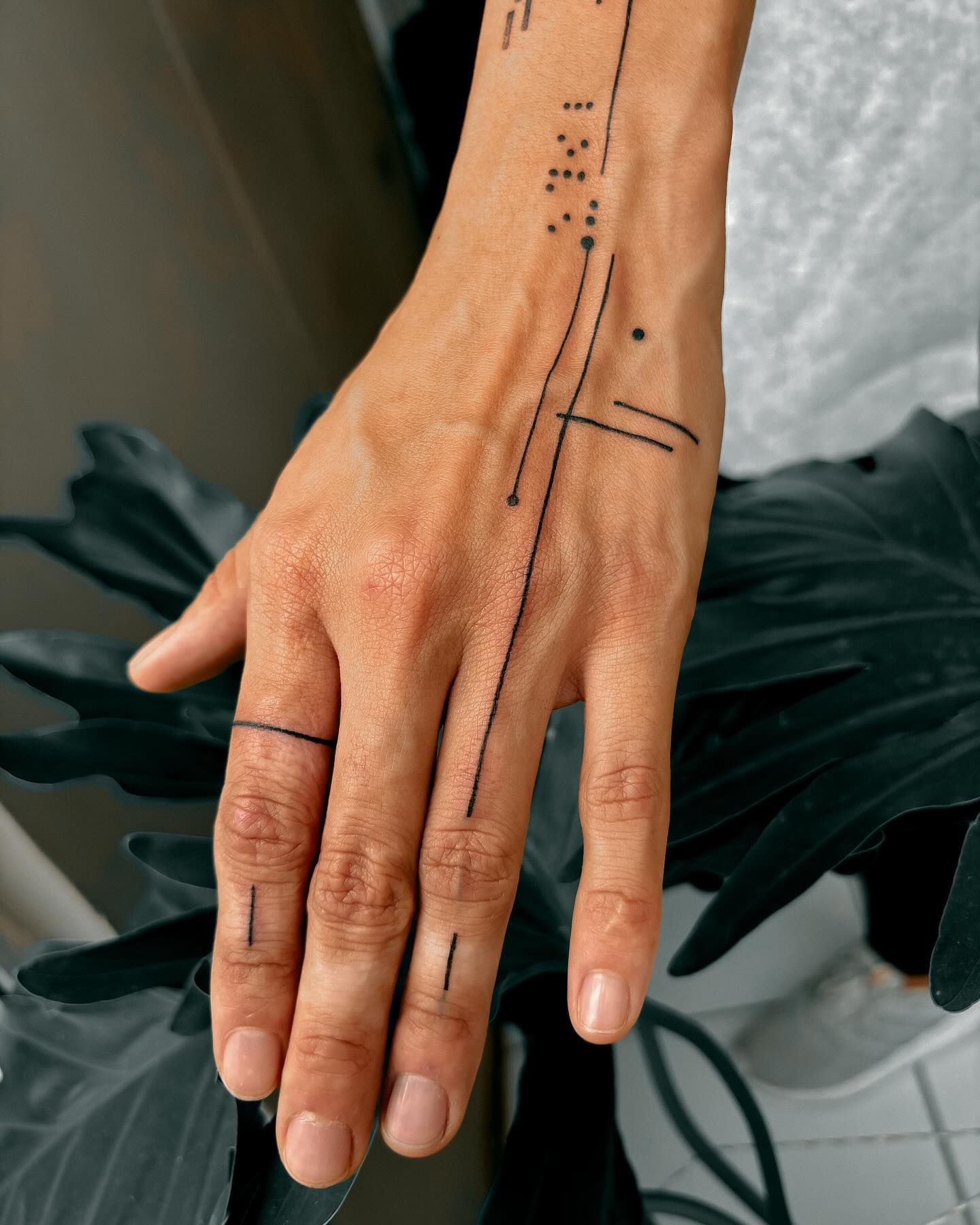 Geometric tattoo idea #40