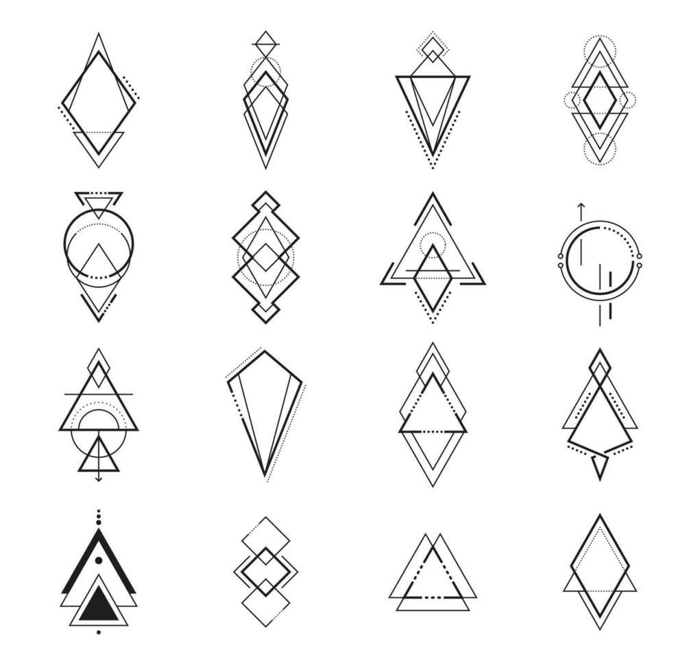Geometric tattoo idea #41