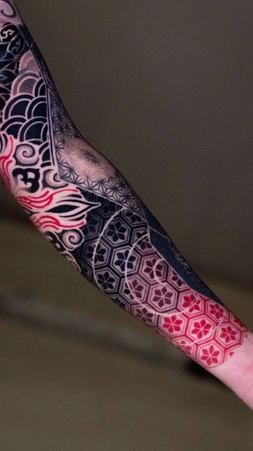 Geometric tattoo idea #42