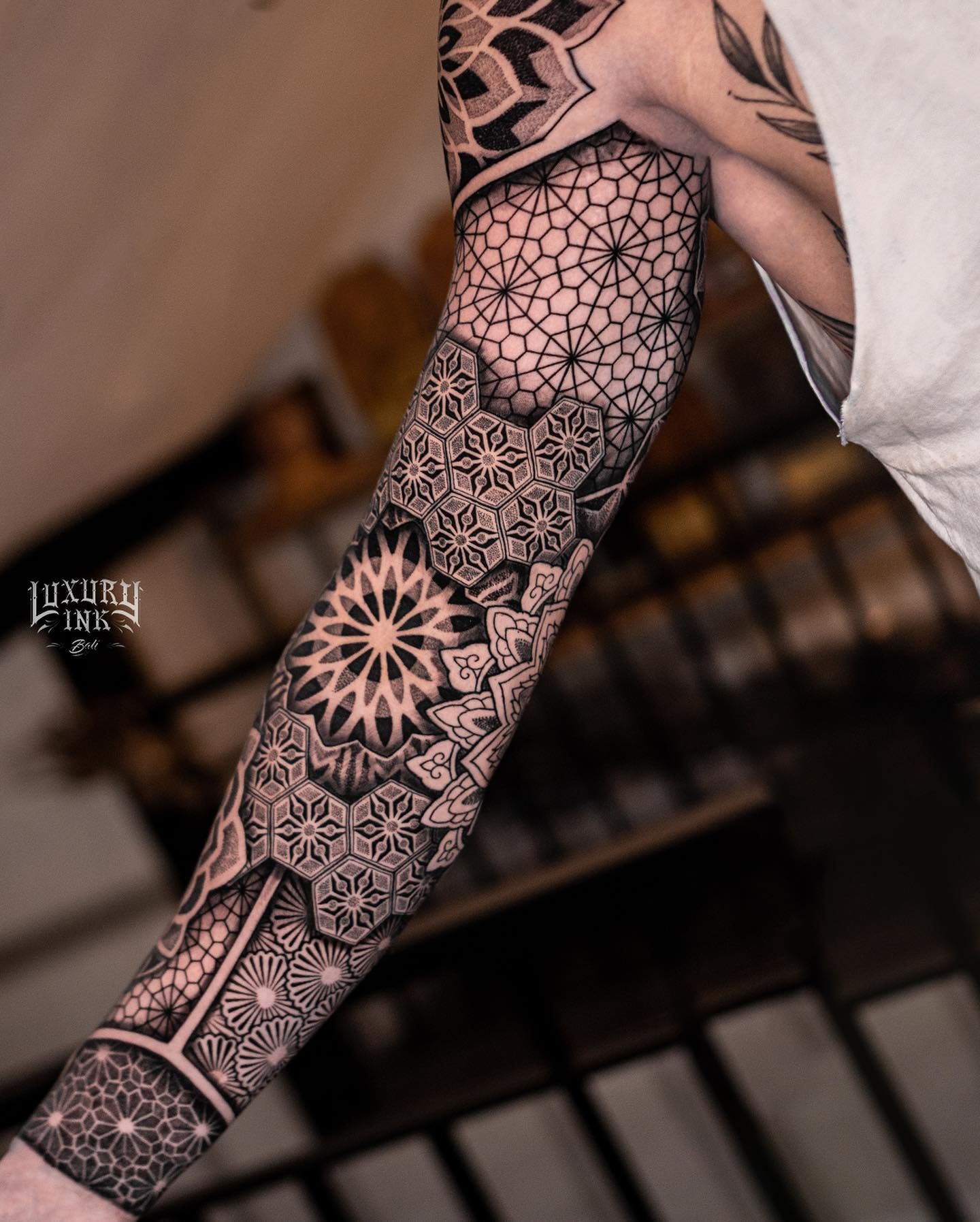 Geometric tattoo idea #45