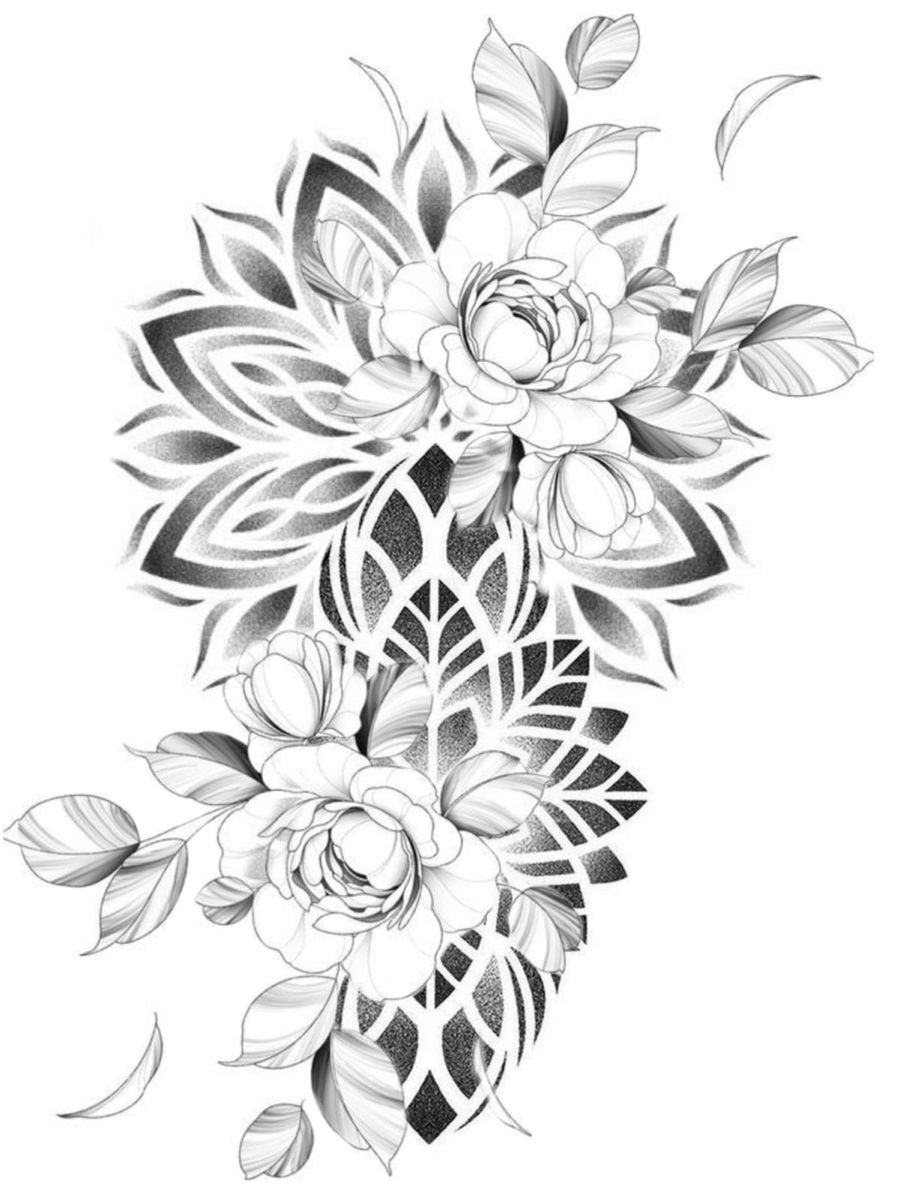 Geometric tattoo idea #46