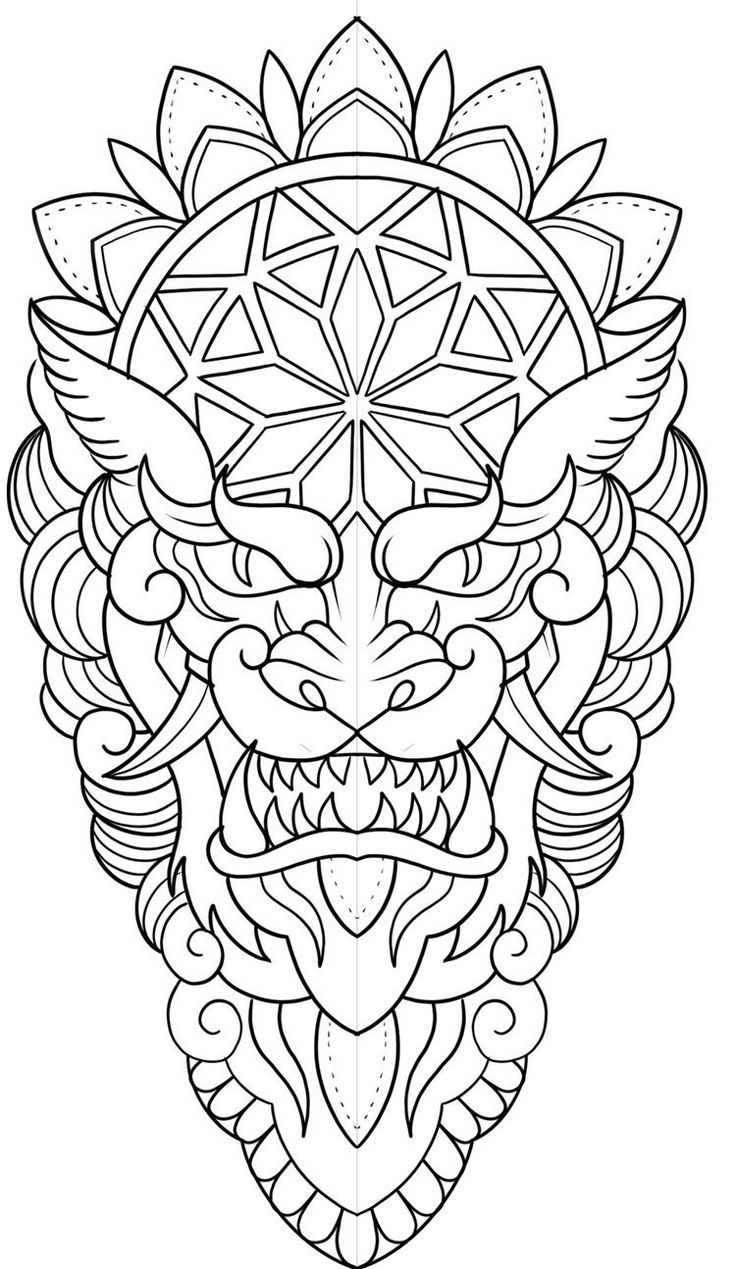 Geometric tattoo idea #47