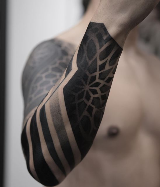 Geometric tattoo idea #49