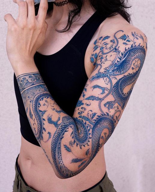 Japanese irezumi tattoo idea #7