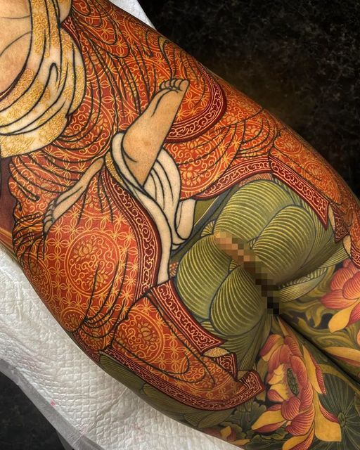 Japanese irezumi tattoo idea #17