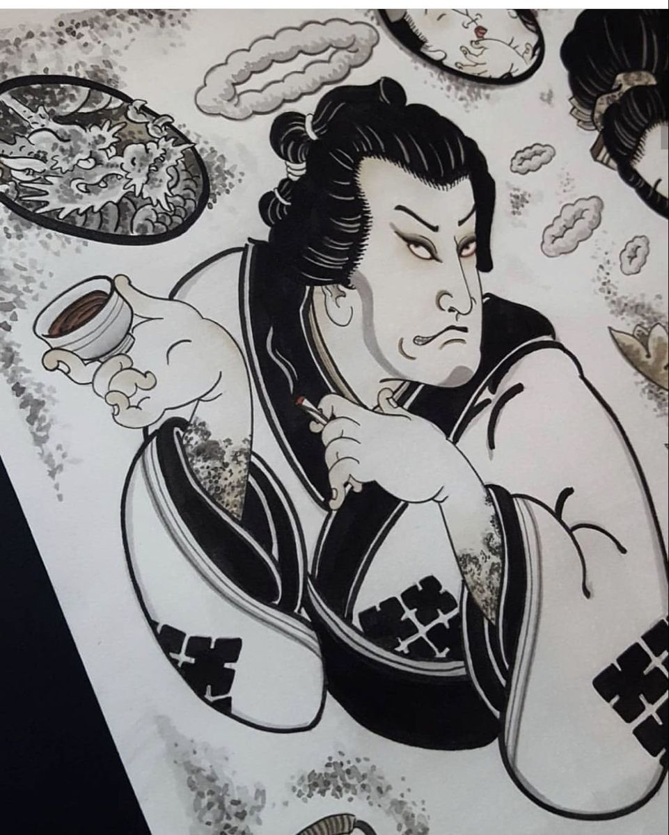 Japanese irezumi tattoo idea #21