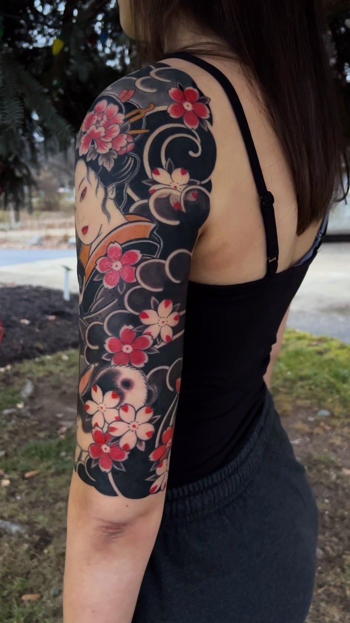 Japanese irezumi tattoo idea #24