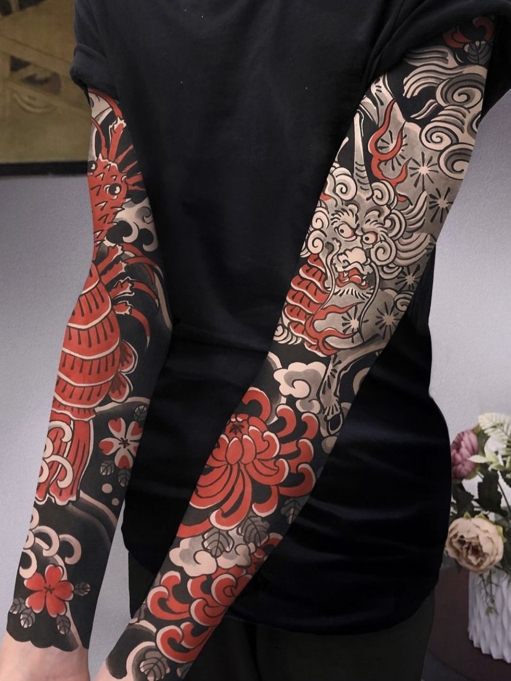 Japanese irezumi tattoo idea #29