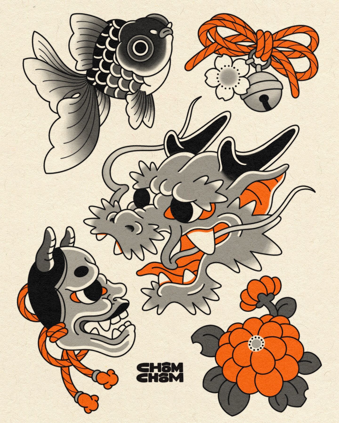 Japanese irezumi tattoo idea #37