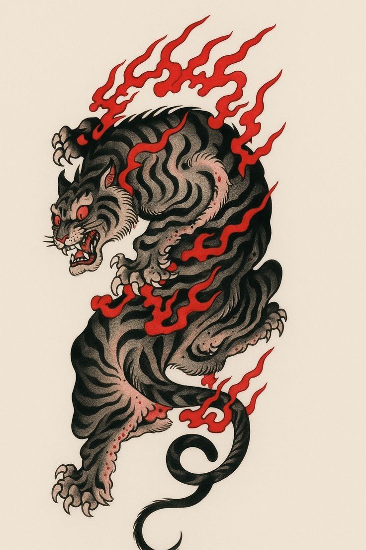 Japanese irezumi tattoo idea #39