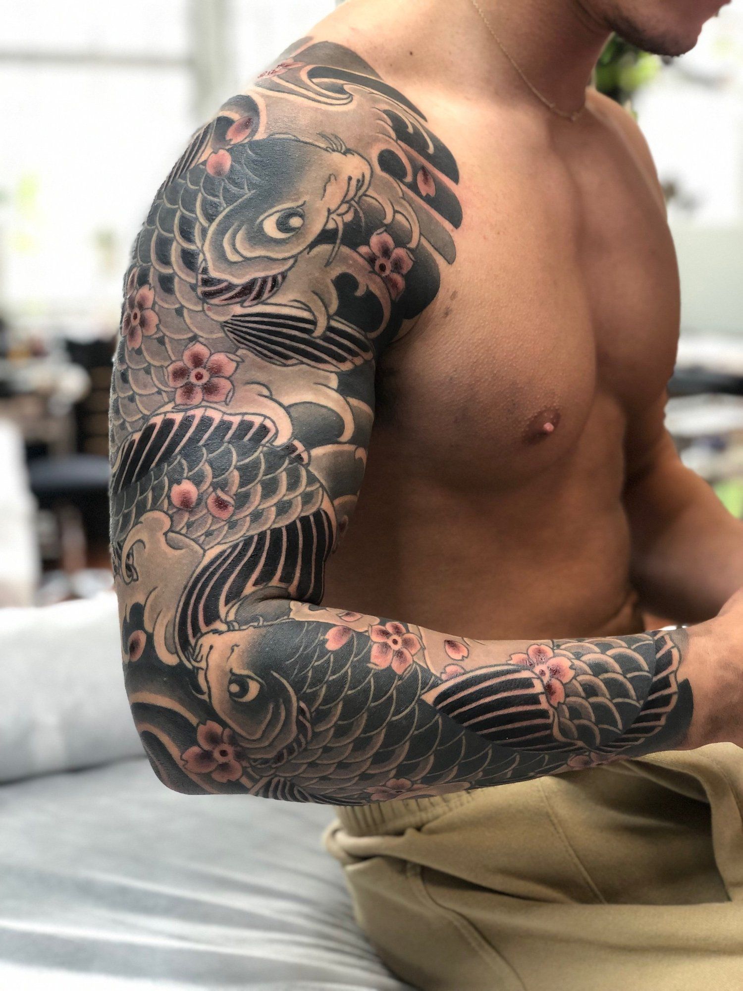 Japanese irezumi tattoo idea #47