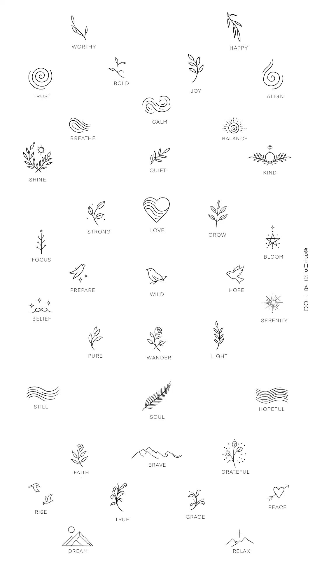 Minimalist tattoo idea #9