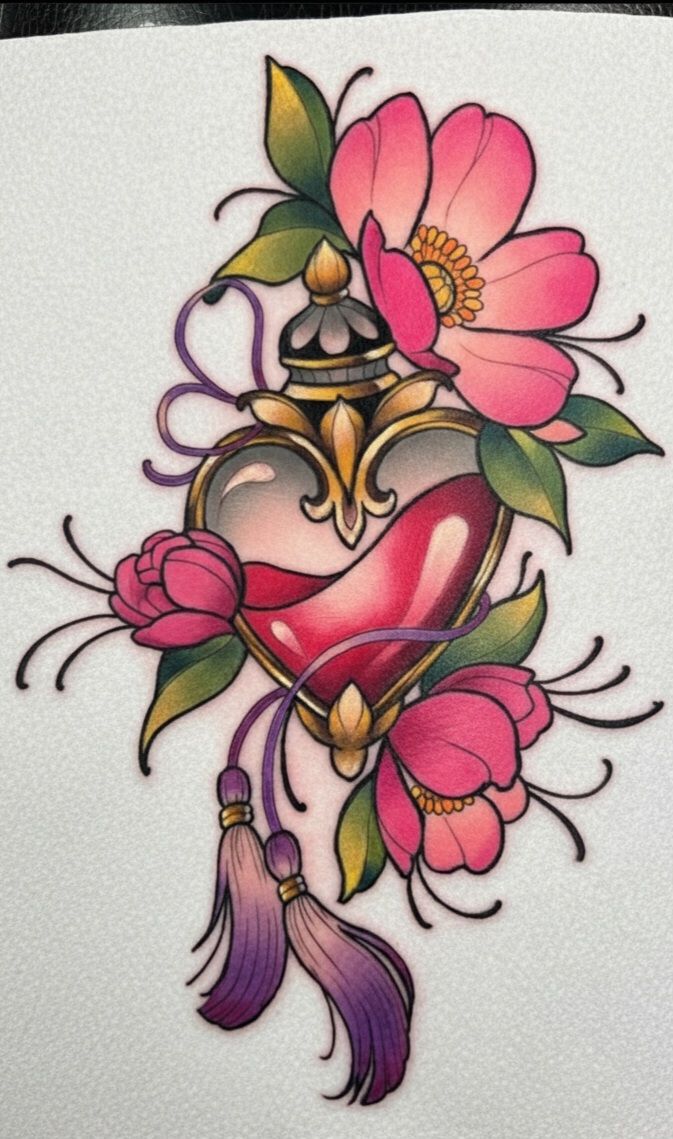 Neo-traditional tattoo idea #14