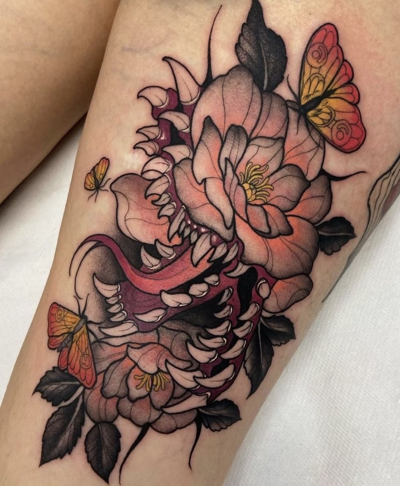 Neo-traditional tattoo idea #19