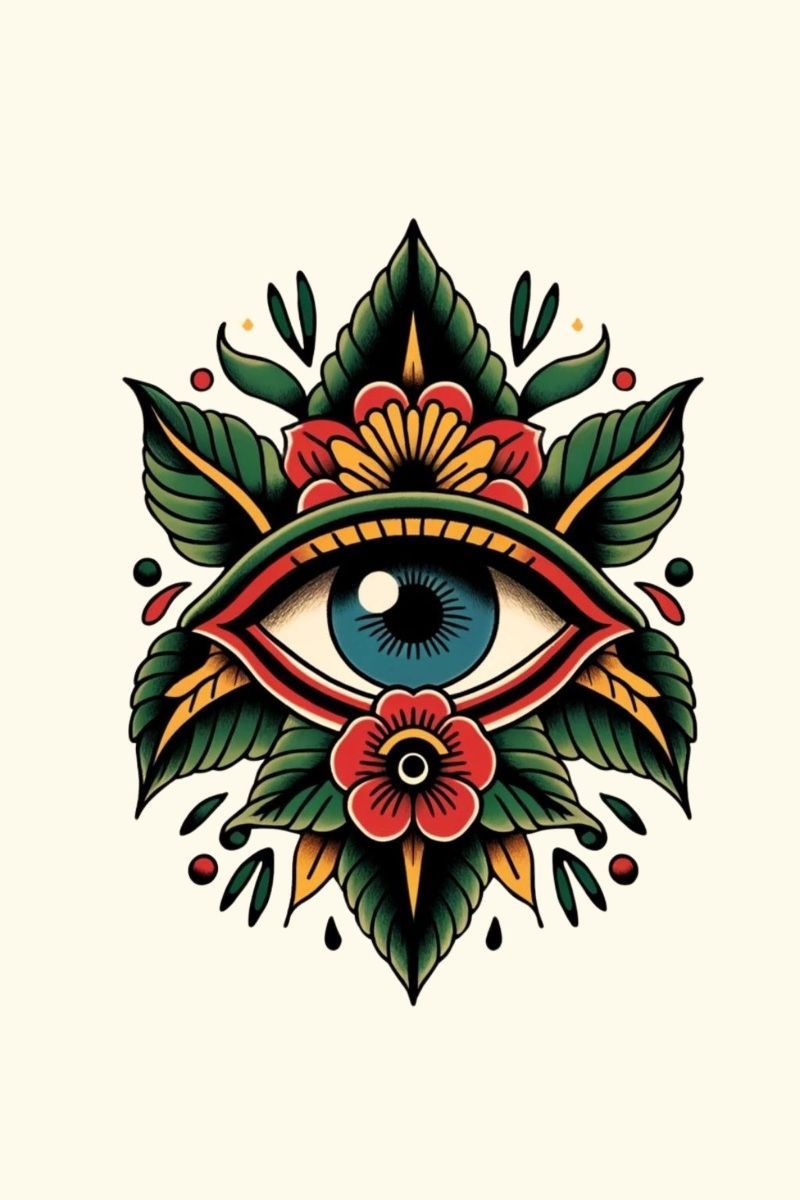 Neo-traditional tattoo idea #24