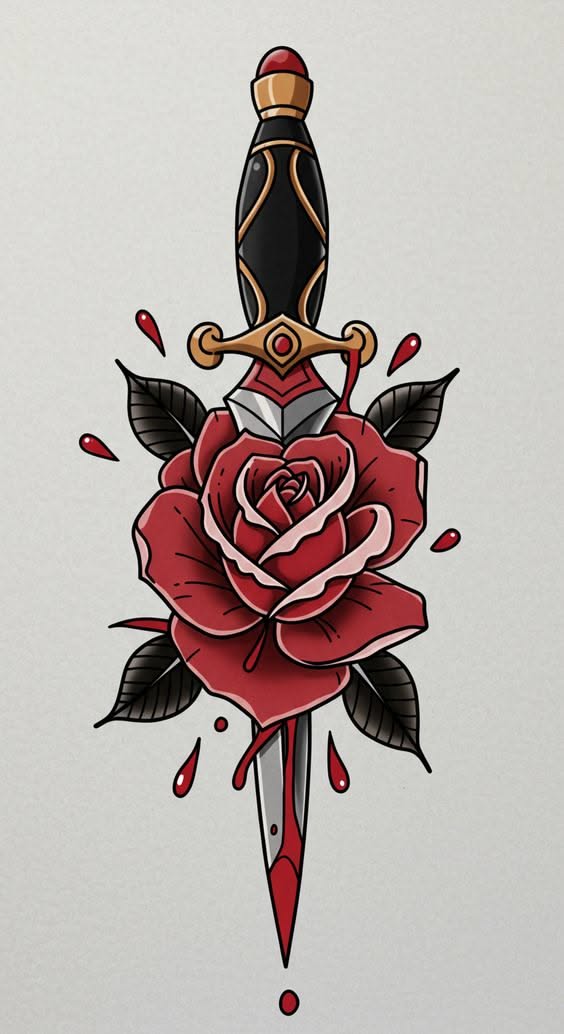 Neo-traditional tattoo idea #25