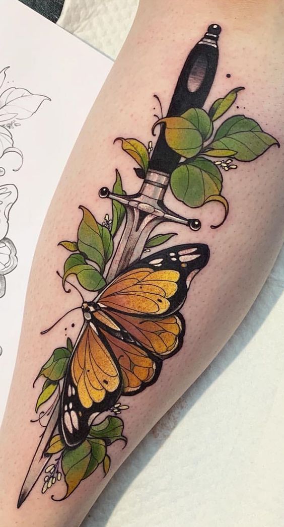 Neo-traditional tattoo idea #46