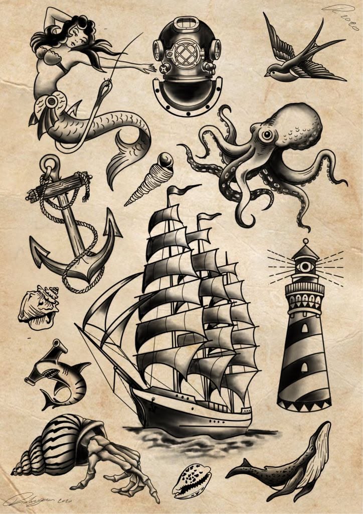Traditional tattoo idea #16