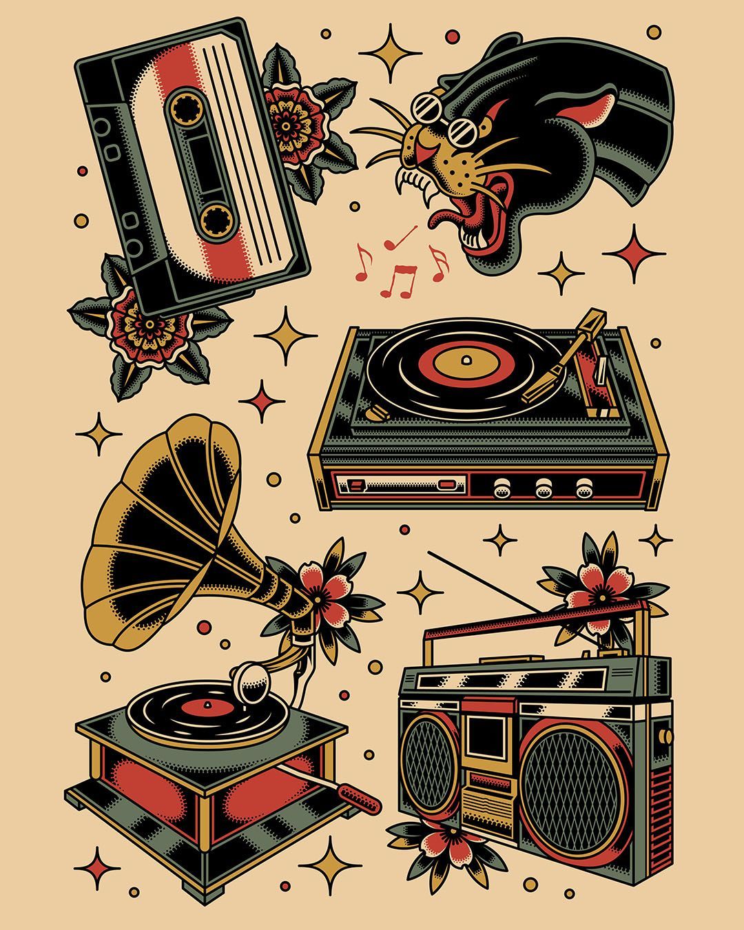 Traditional tattoo idea #17