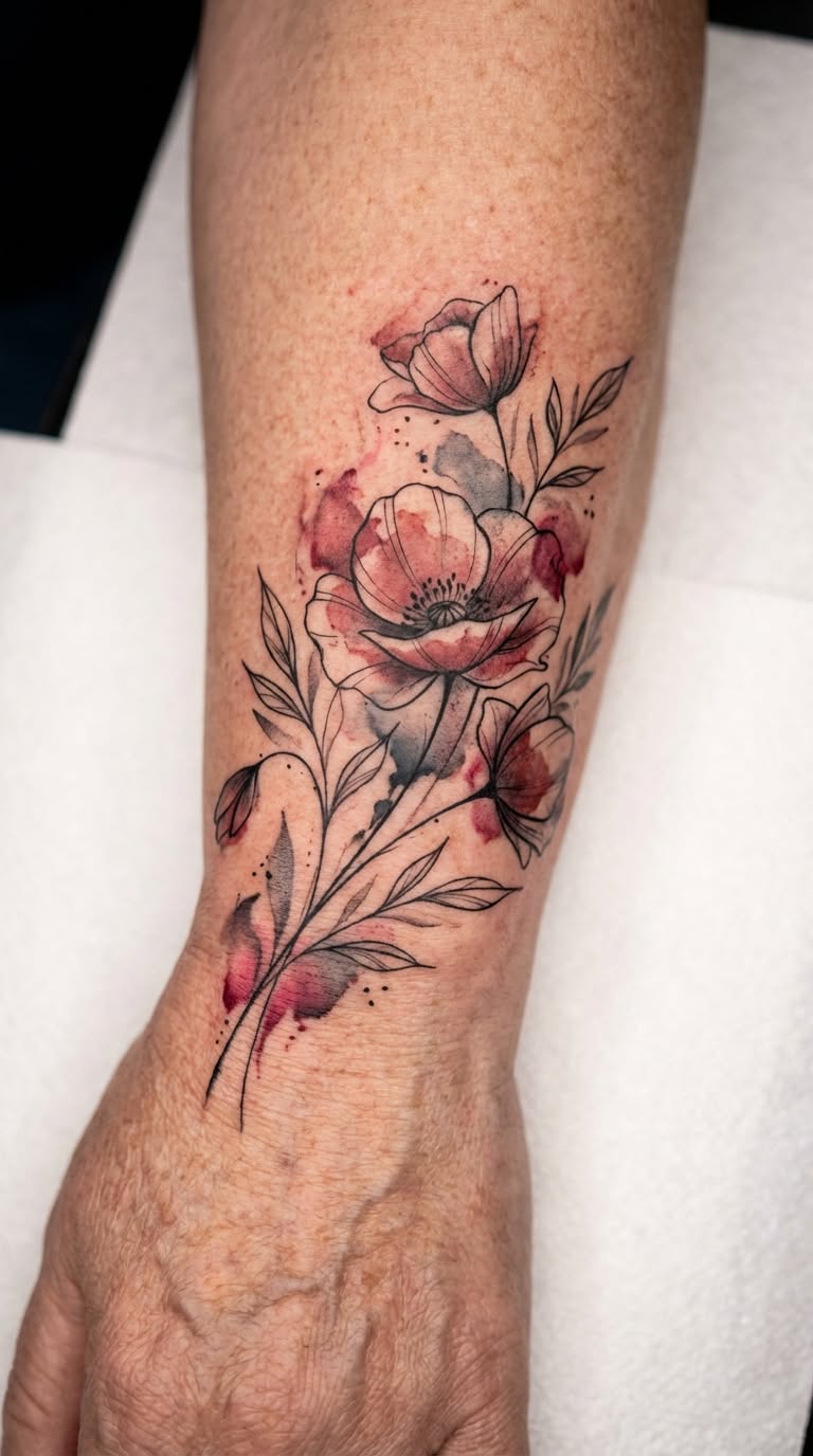 Watercolor tattoo idea #3