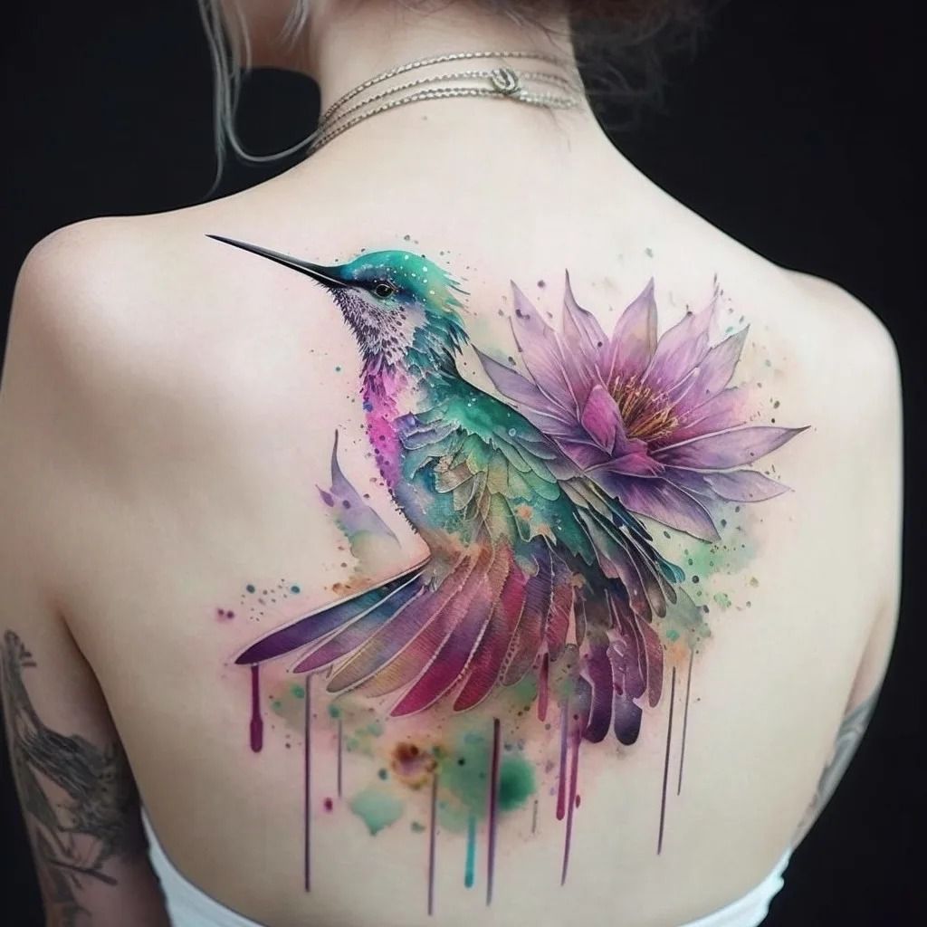 Watercolor tattoo idea #4