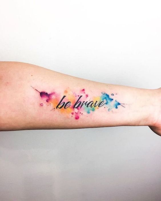 Watercolor tattoo idea #6