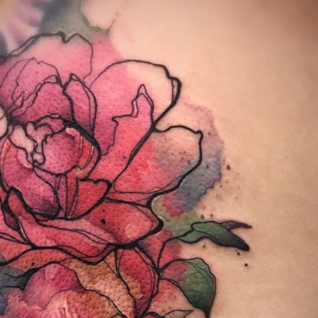Watercolor tattoo idea #7