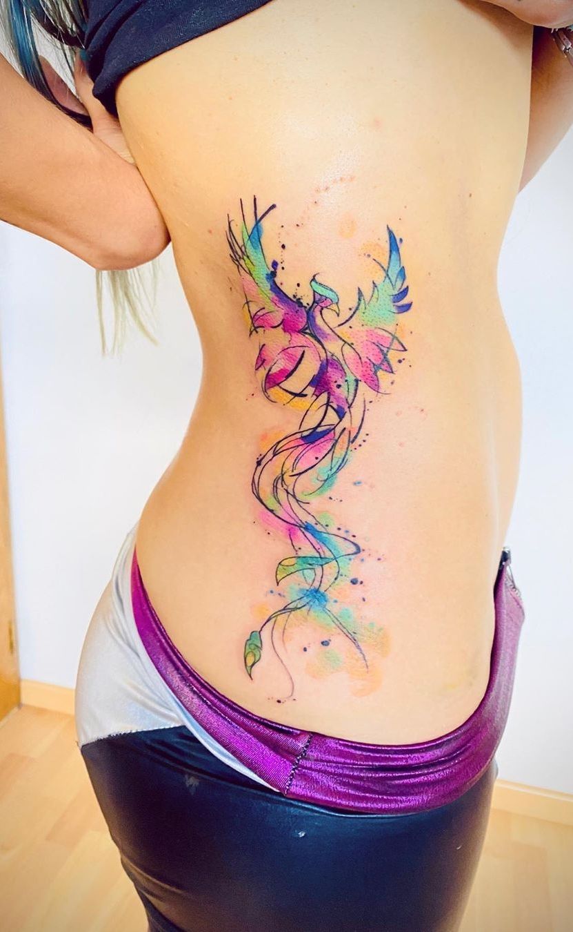 Watercolor tattoo idea #9