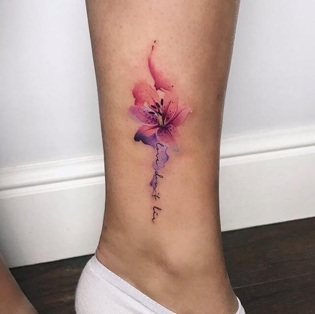 Watercolor tattoo idea #12