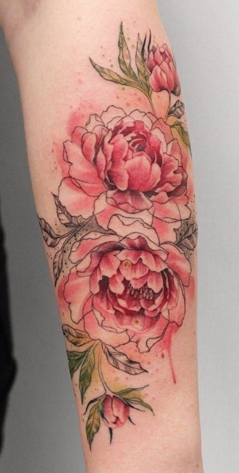 Watercolor tattoo idea #15