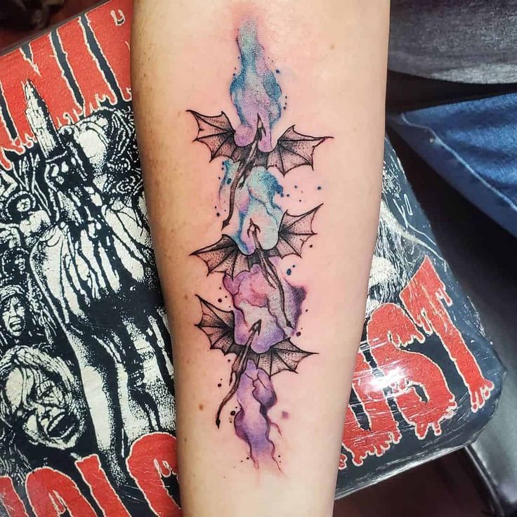 Watercolor tattoo idea #16