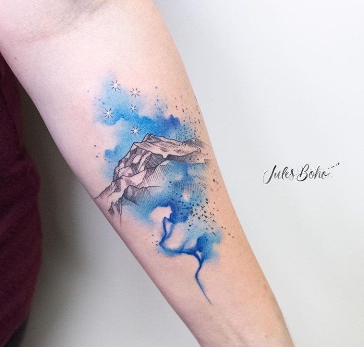 Watercolor tattoo idea #19