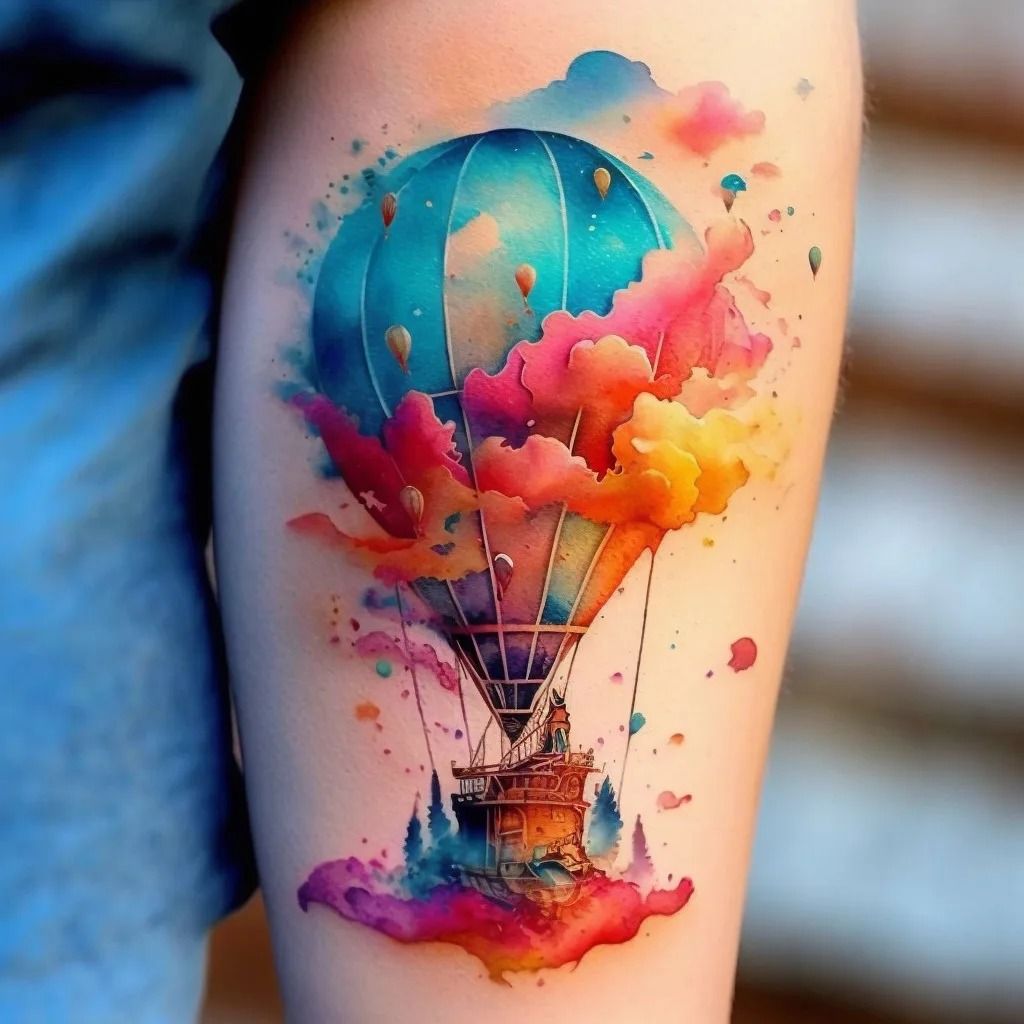 Watercolor tattoo idea #20