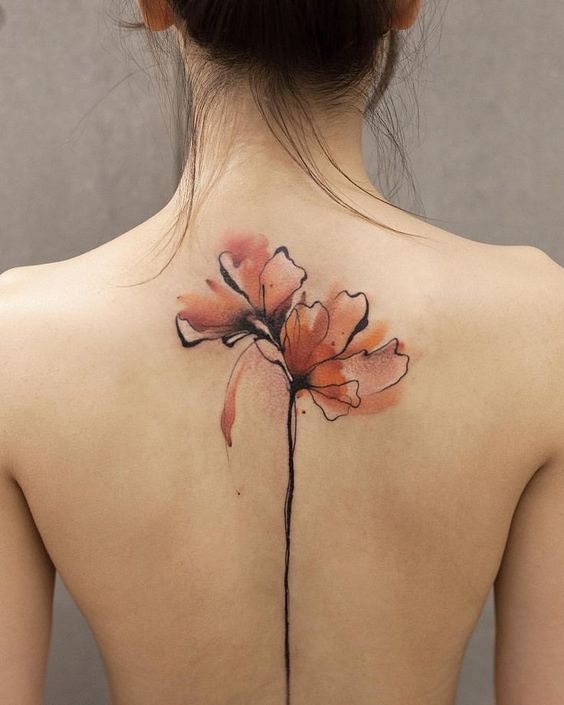 Watercolor tattoo idea #21