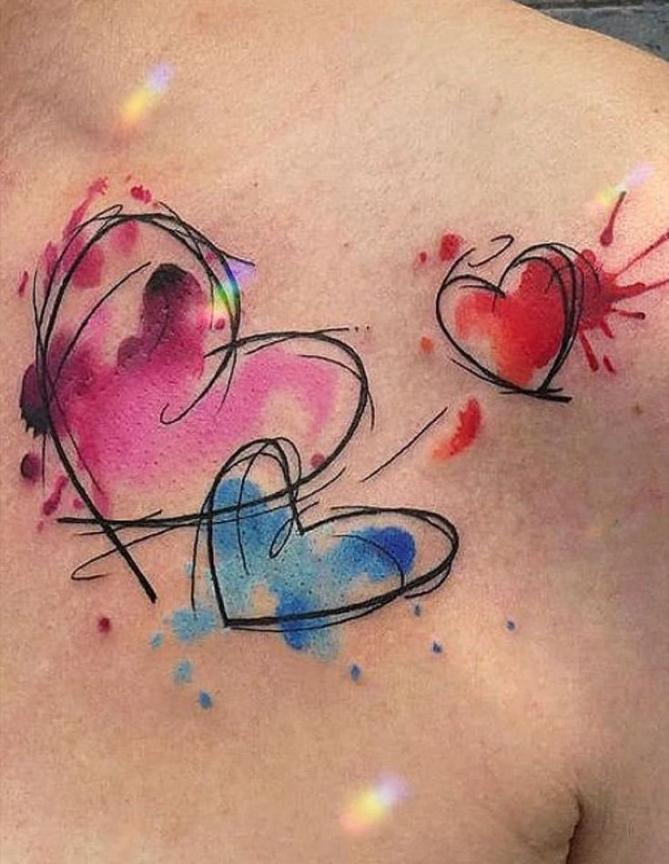 Watercolor tattoo idea #23