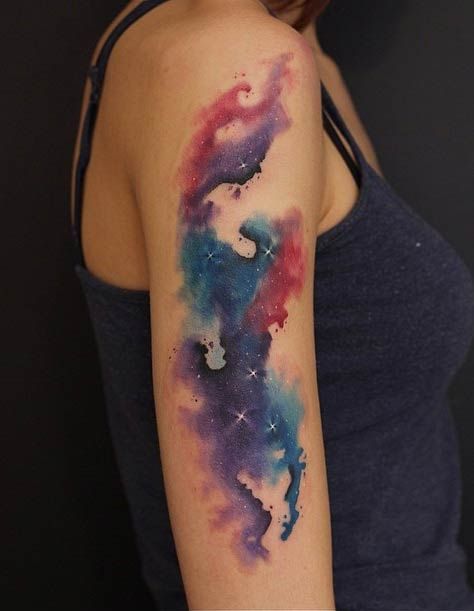 Watercolor tattoo idea #29