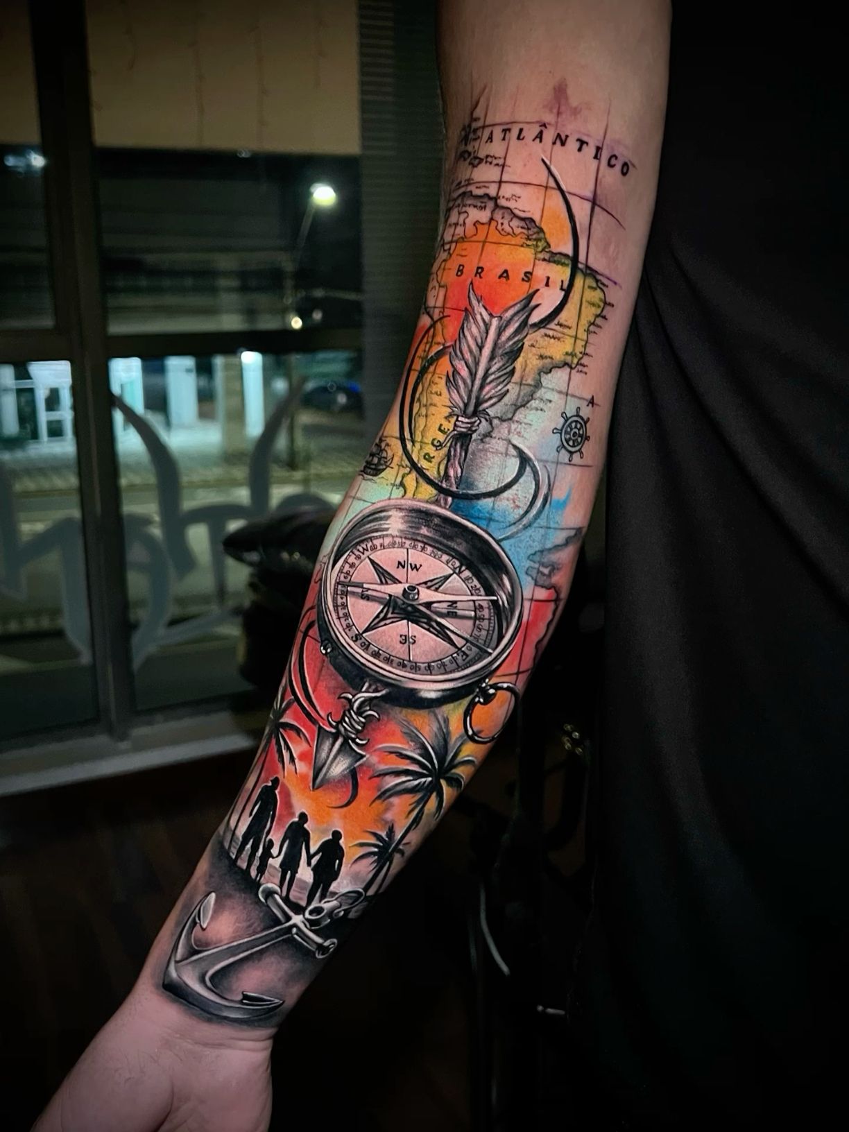 Watercolor tattoo idea #33