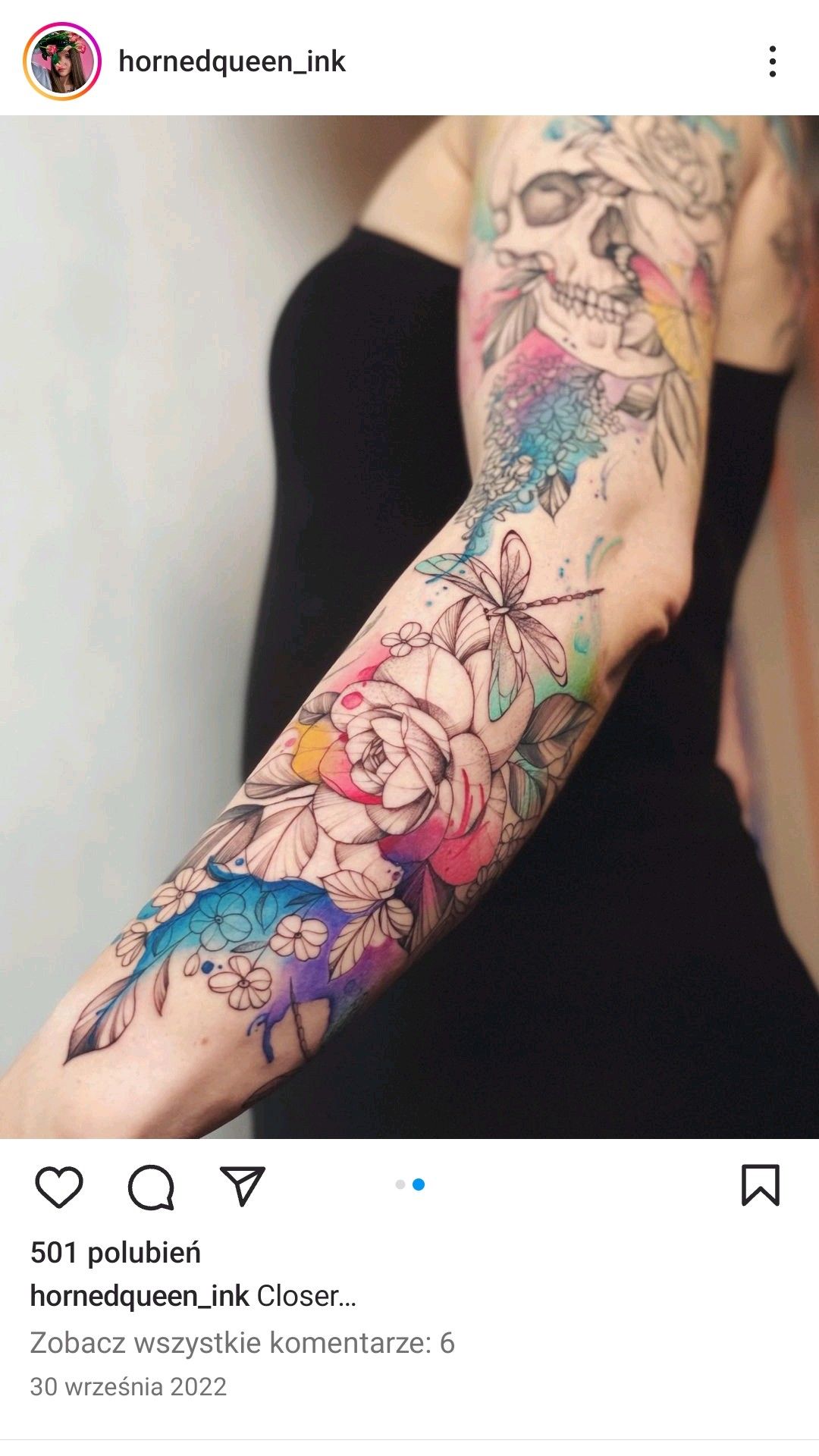Watercolor tattoo idea #37