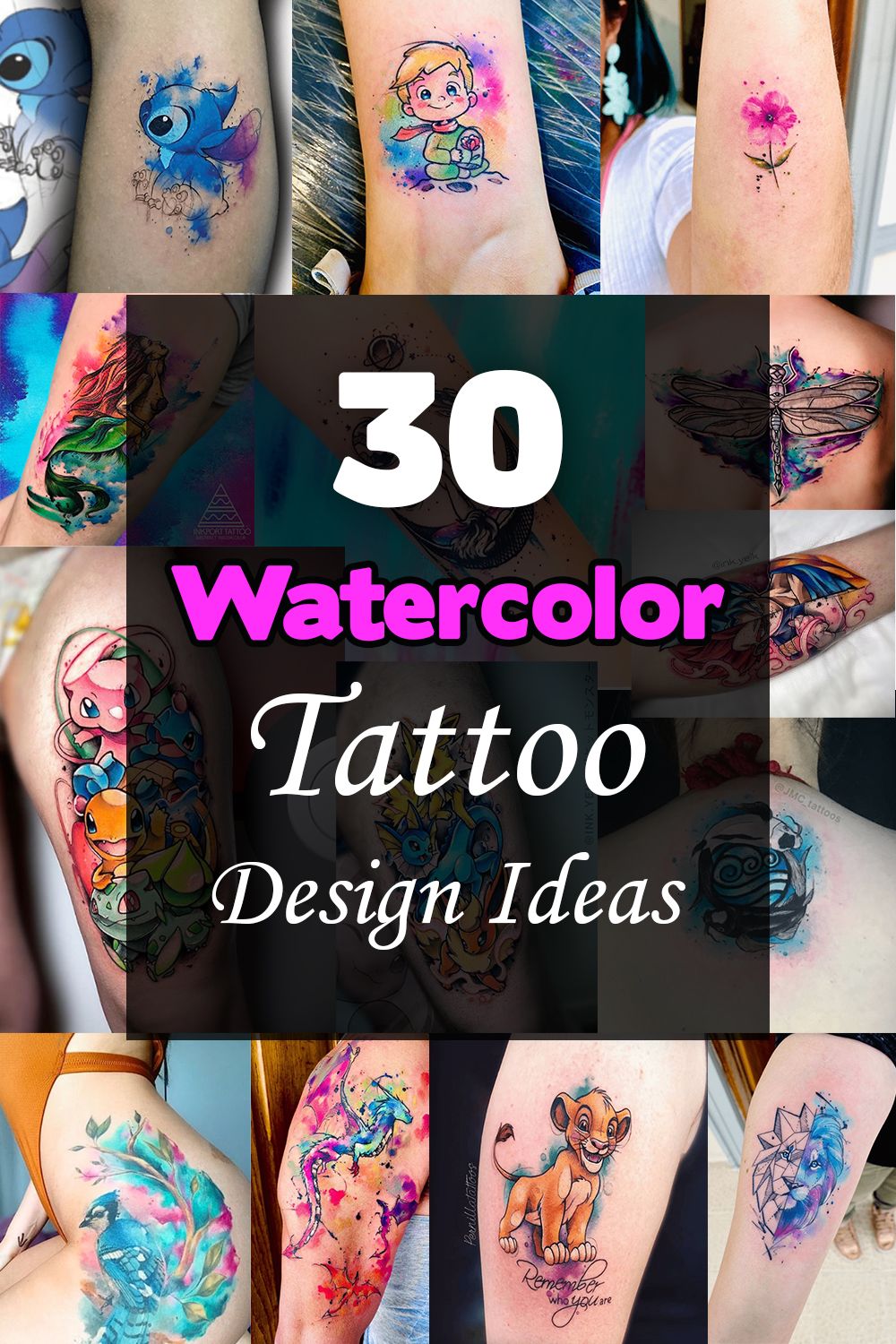 Watercolor tattoo idea #40
