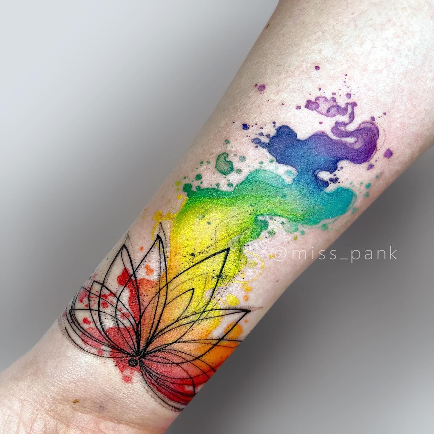 Watercolor tattoo idea #41
