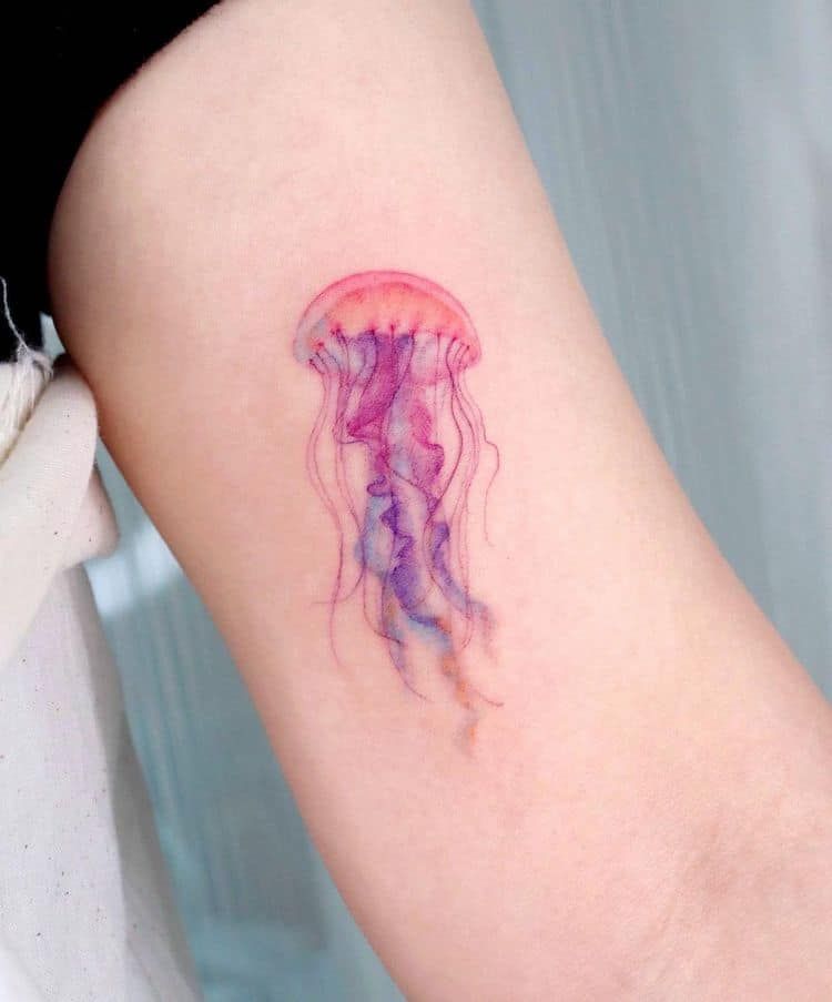 Watercolor tattoo idea #49